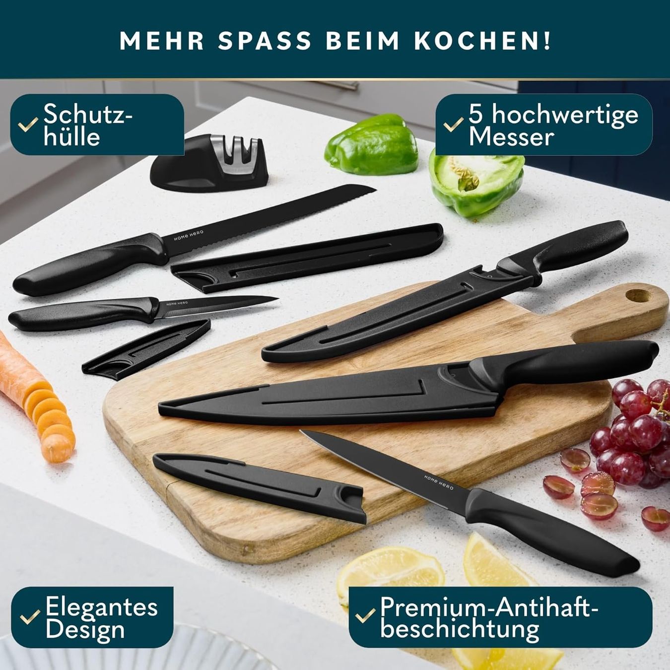 Couteaux: Küchenmesser Set 20-teilig mit Messerblock – Neuf avec emballage d'origine à Herisau par Senn24 2