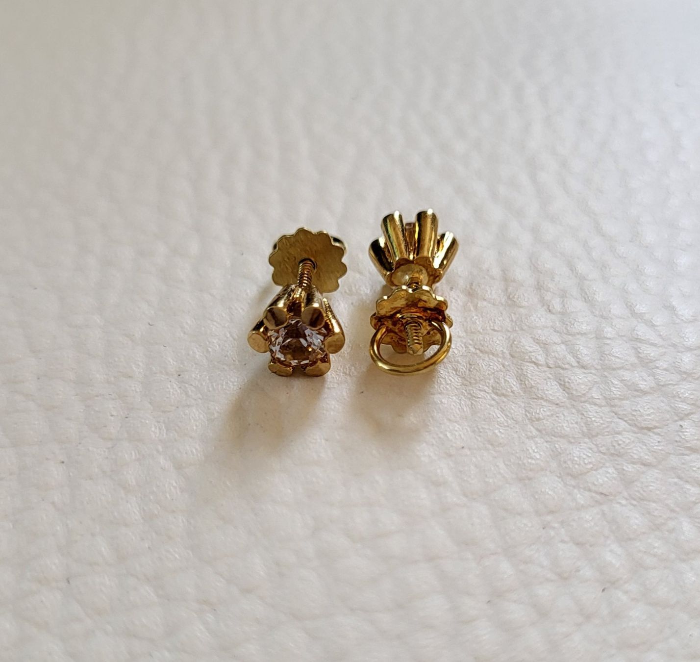 Orecchini pendenti & Orecchini a lobo: Gold 750 Ohrstecker Mit Steine – Usato da Wald ZH venduto da Dasilver 9