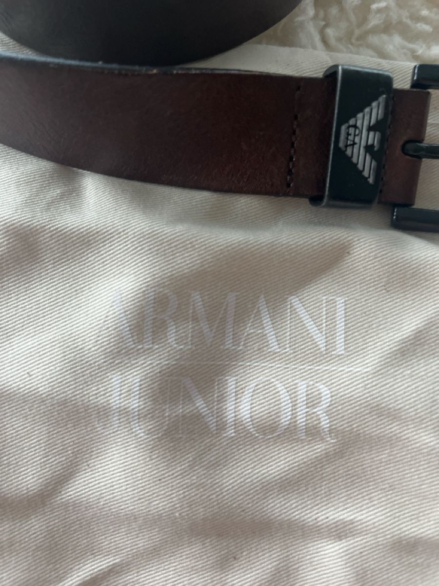Armani Altro per bambini: Armani junior brown leather  belt  – Usato da Rüschlikon venduto da ant_5v7g 1