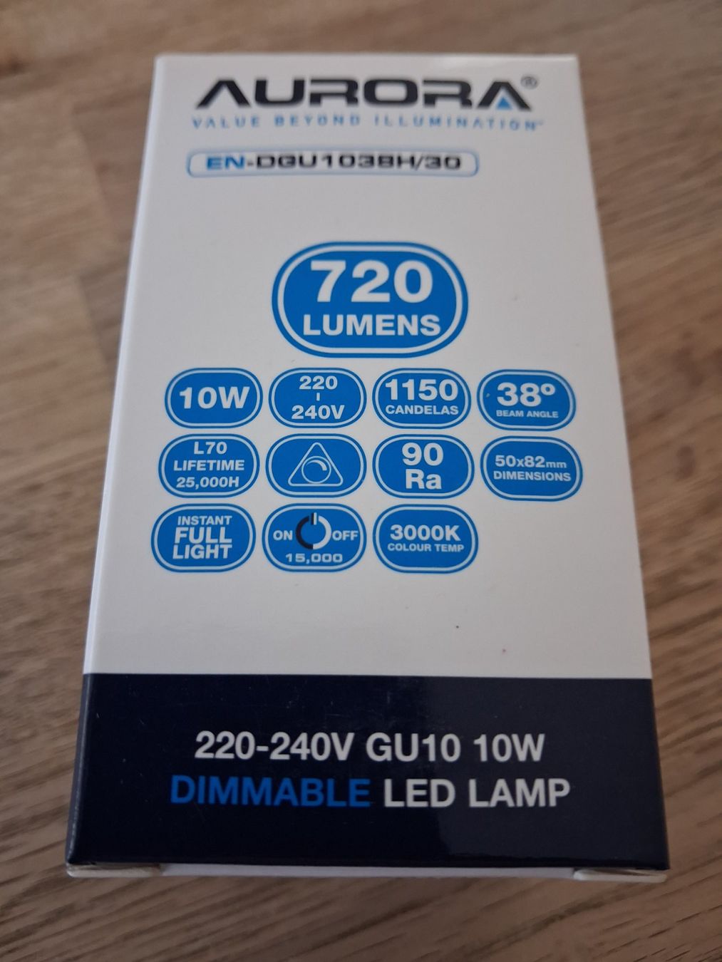Lampade: LED Leuchtmittel GU10 3000K dimmbar – Nuovo e nell'imballaggio originale da Thun venduto da Beas-Allerlei 2