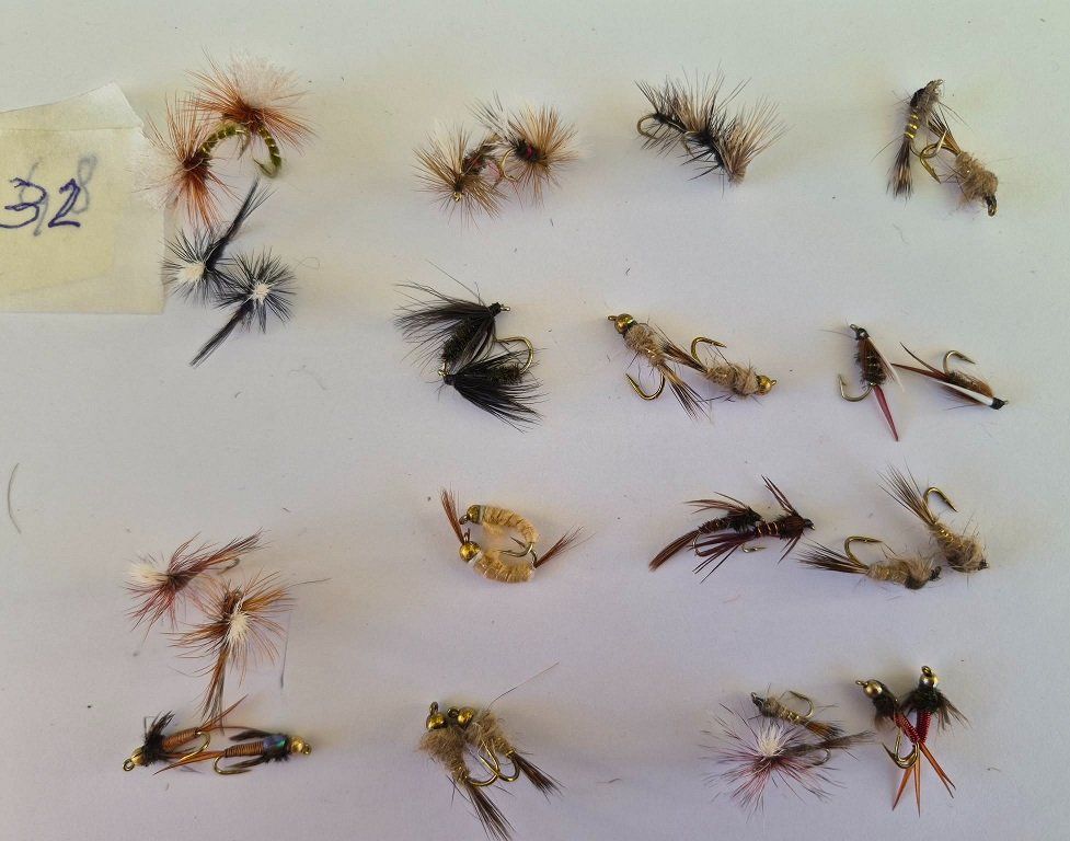 Köder: 32 Stück Nymphe und Nass Fliege – Neu und originalverpackt aus Kehrsatz von ba-ch