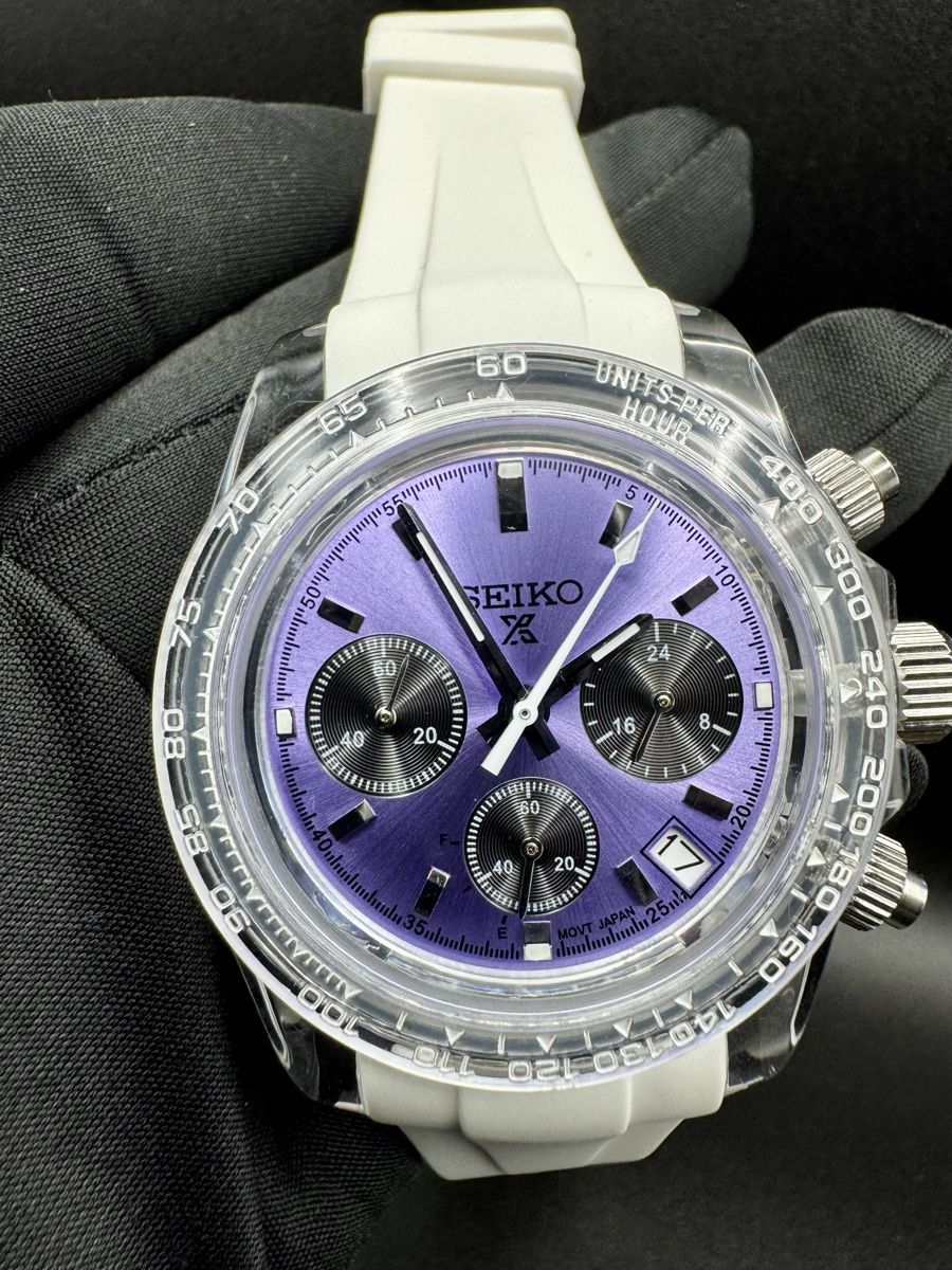 Orologi: Seitona Prospex Purple Chronograph – Nuovo e nell'imballaggio originale da Arnegg venduto da watch-shop
