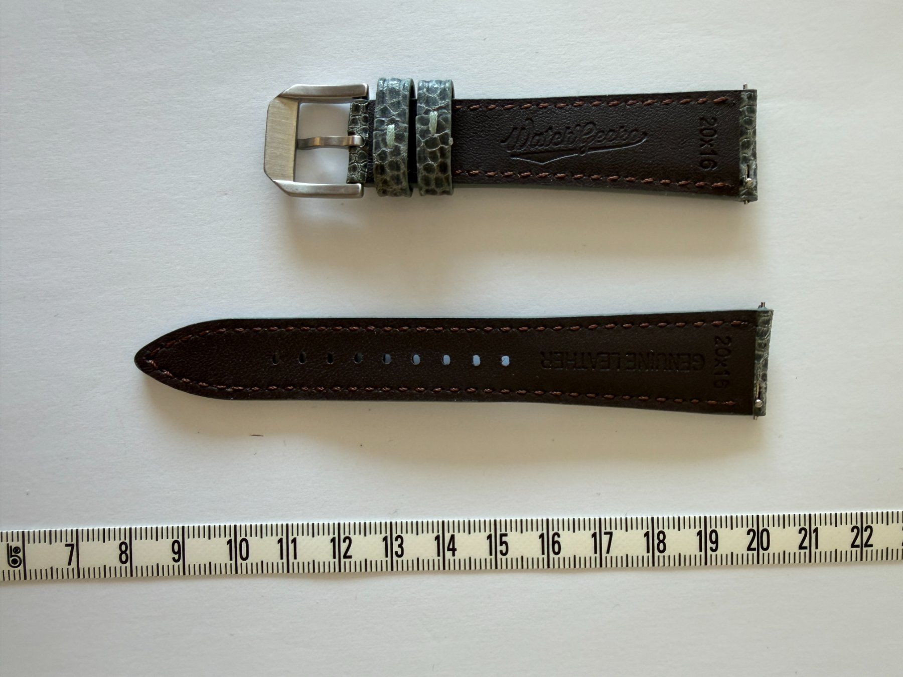 Bracciali & Braccialetti: Leather watch strap, new, 20mm – Usato da Genève venduto da gau_6t8p 2