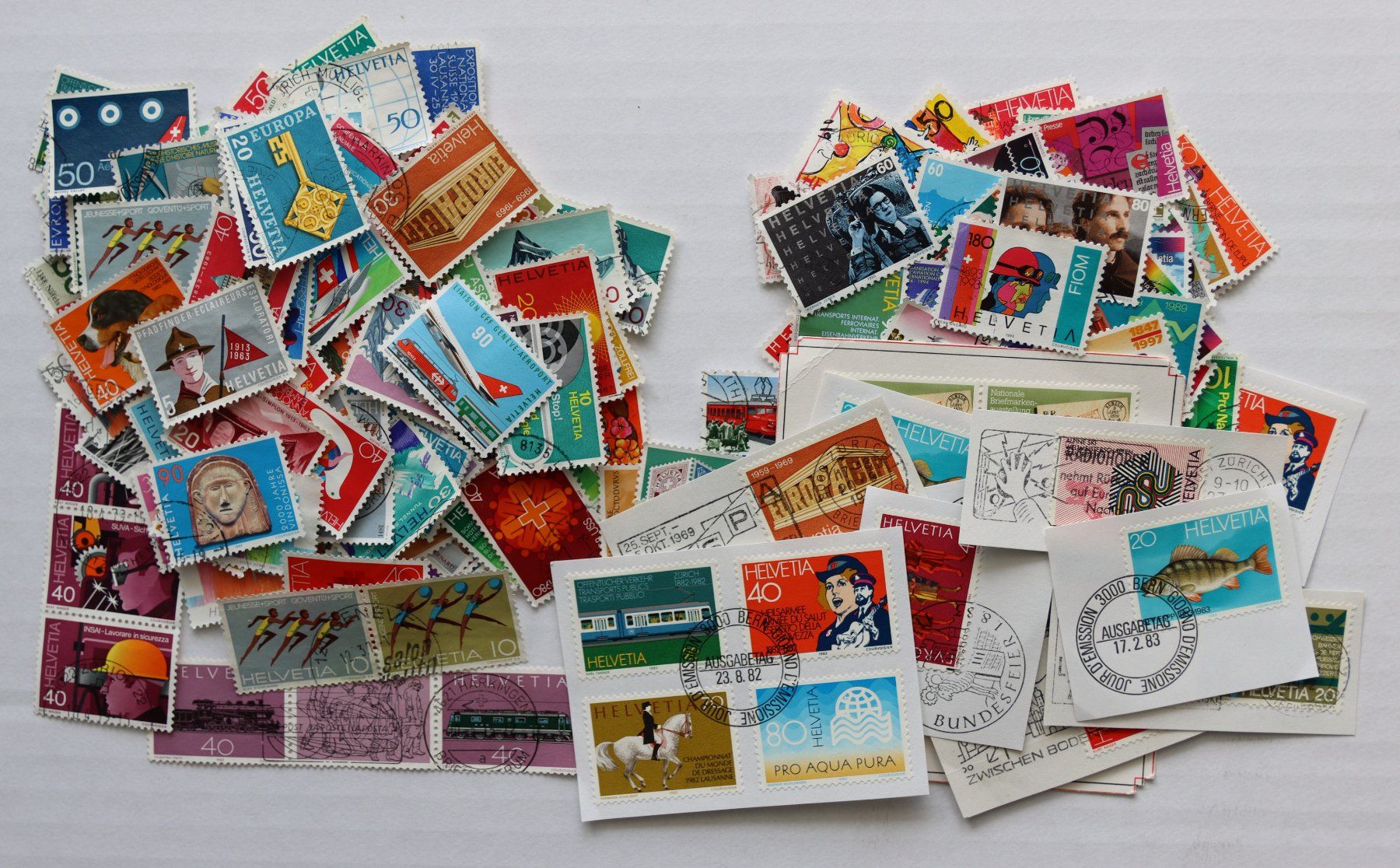 Tutti i francobolli: Briefmarken CH Lot (2) – Usato da Oberentfelden venduto da lakipul 7