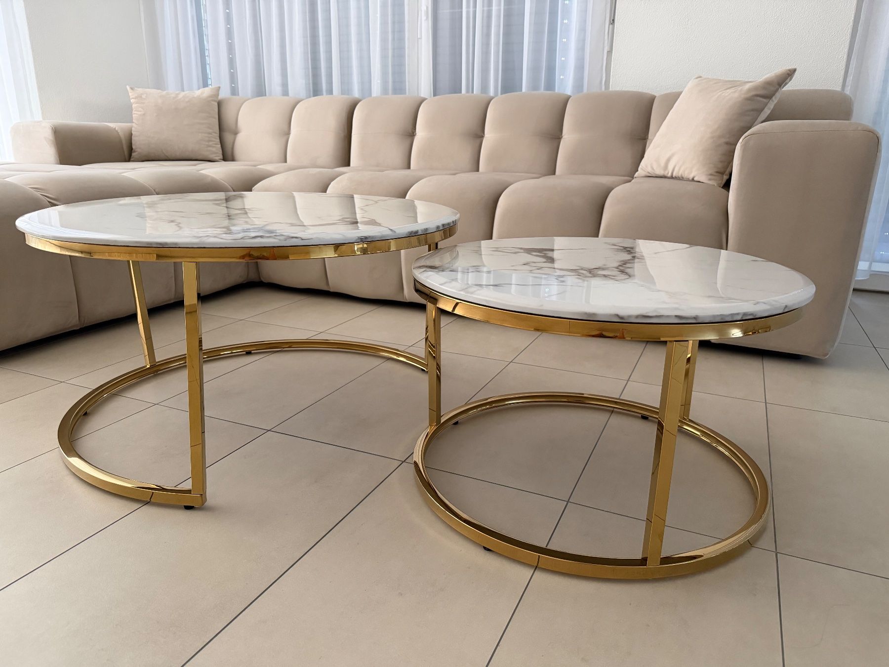 Tavoli: Marmor Salontisch (2er) – Usato da Bassersdorf venduto da man_dy2c 1