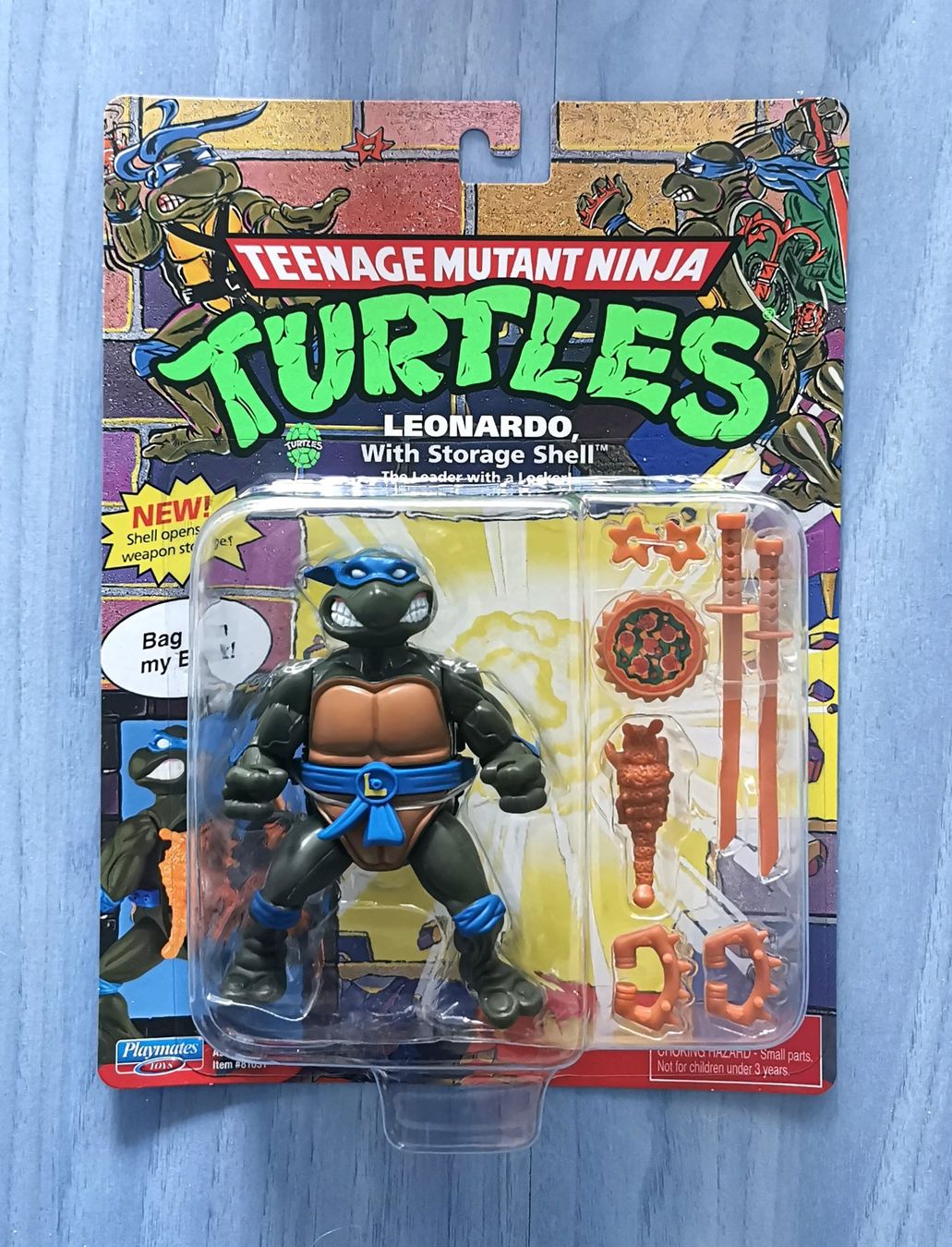 Statuette: Turtles Action Figuren m. Panzerfach TMNT Set Playmates Toys – Nuovo e nell'imballaggio originale da Rorschach venduto da Actionvintage789 4