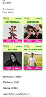 2 Billets  Pully live festival  vendredi 26 juin 2026