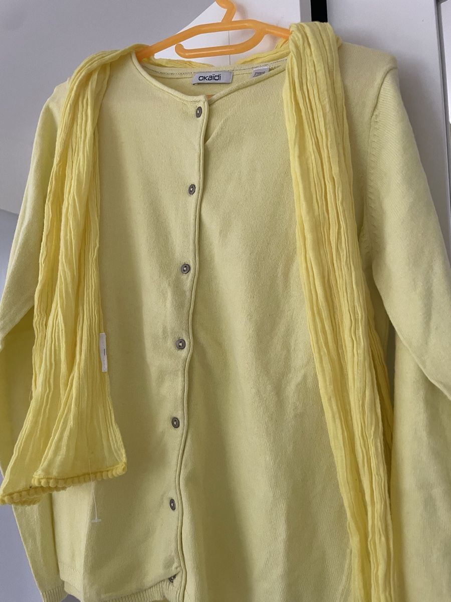 Okaidi Pullover & Sweatshirts: Cardigan Okaidi Gr. 152 Gelb – Gebraucht aus HORGEN von paris007 5