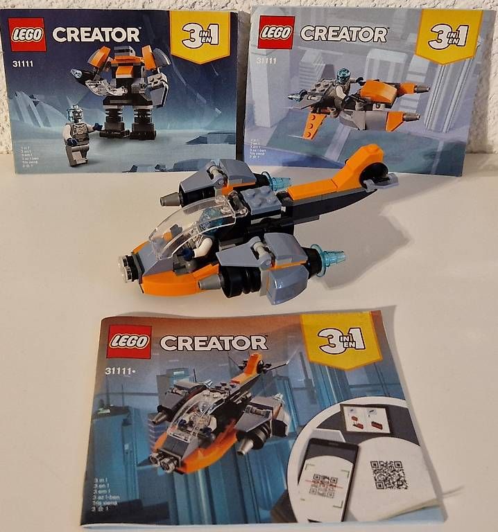Baukästen: LEGO Creator 31111 Le cyber drone – Gebraucht aus Pompaples von Lemmings77