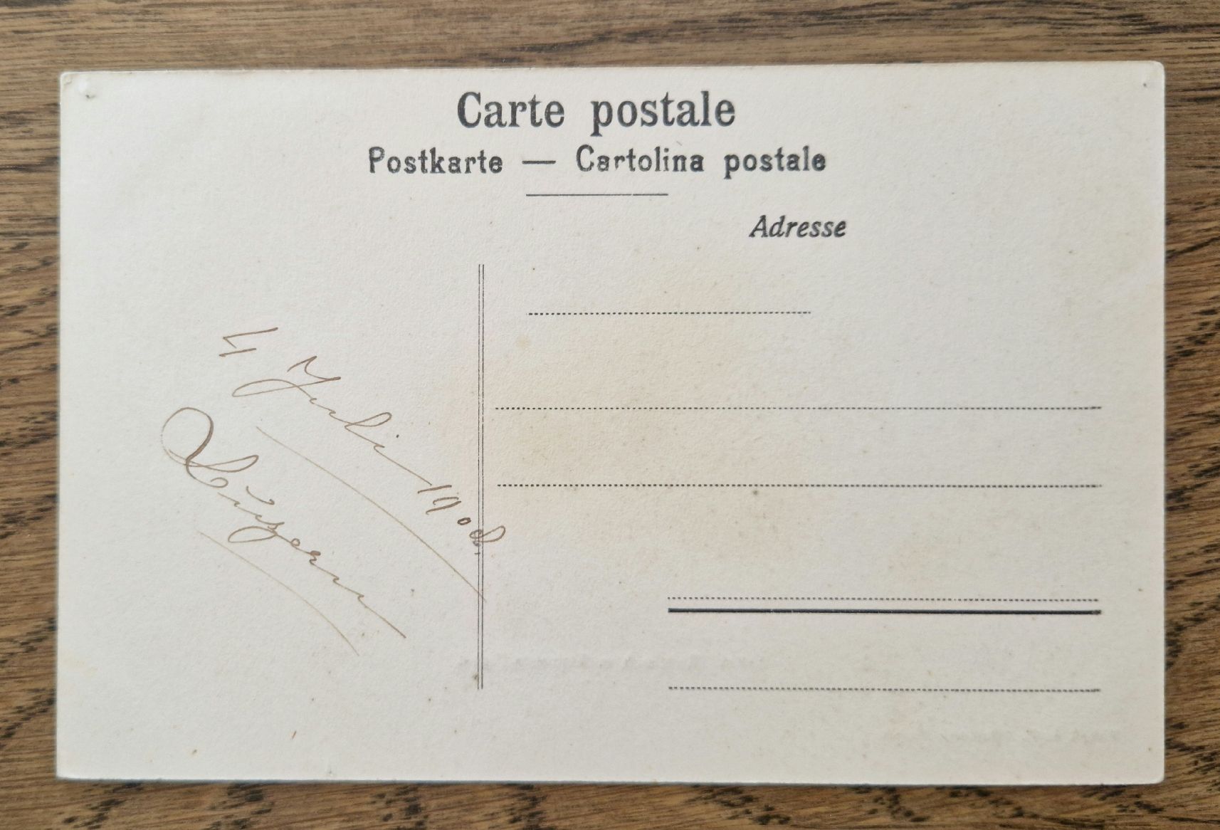 Cartoline postali: Rotzloch, Stansstad 1908 – Usato da Ebikon venduto da Donar50 1