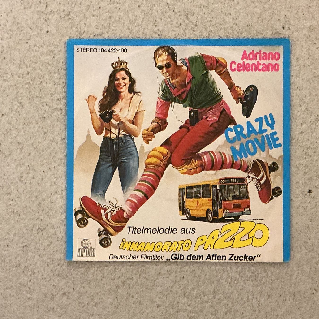 Dischi in vinile: Adriano Celentano Single - Innamorato Pazzo – Usato da Winterthur venduto da Tumko_7_Vinyl