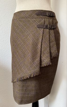 Jupe Luisa Spagnoli, Taille 38,  Laine Vierge et Cachemire