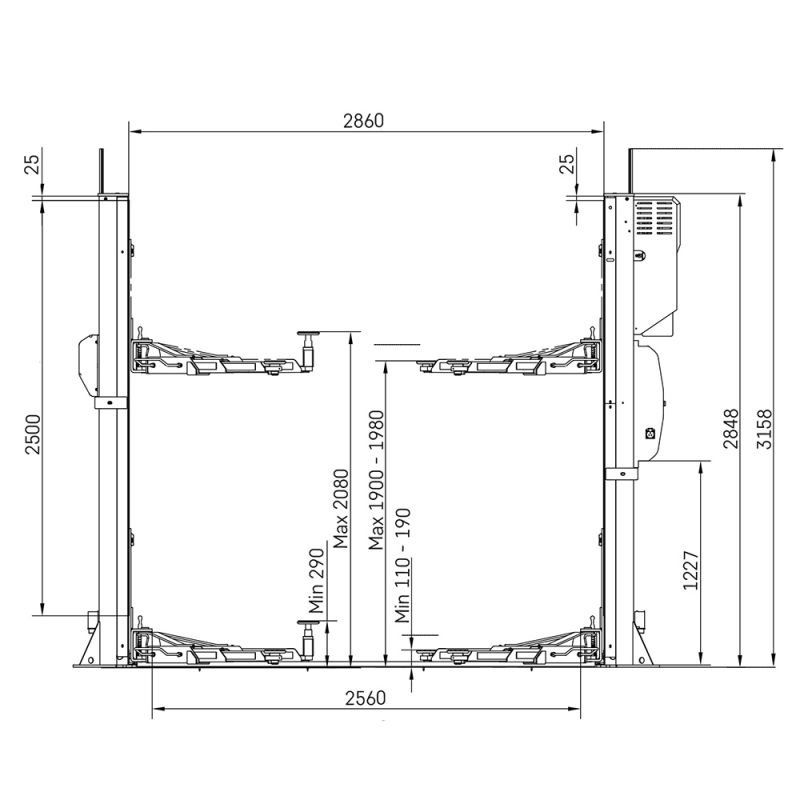 Piattaforme elevatrici & Crick: Autolift Hebebühne Trusters 4t – Nuovo e nell'imballaggio originale da Seon venduto da Autolift-Service 5