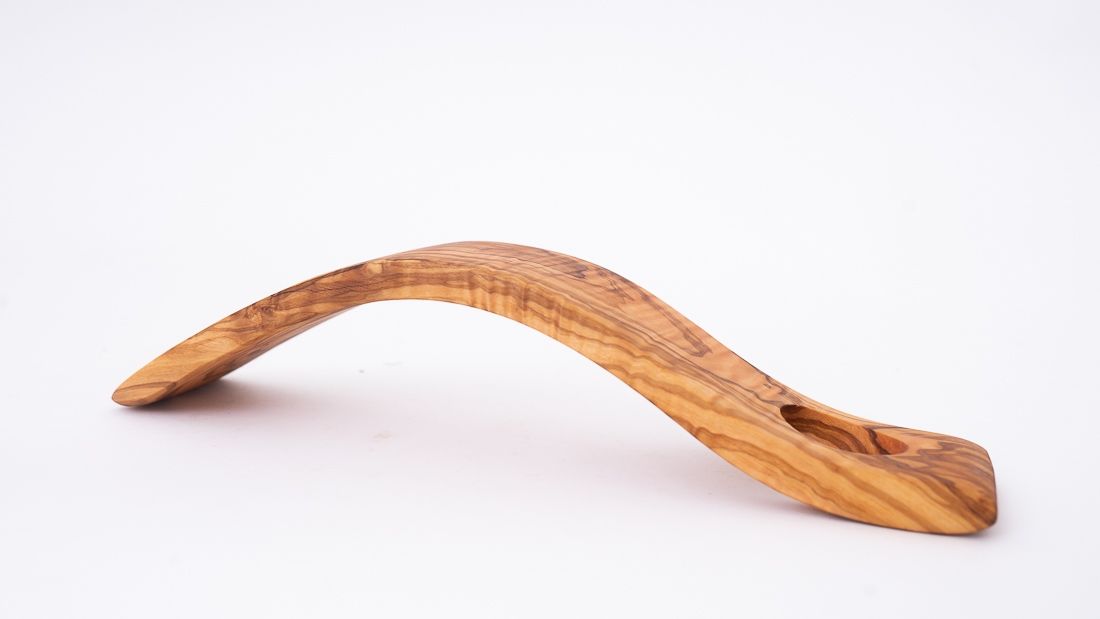 Articoli in legno: Flaschenhalter aus Olivenholz – Nuovo e nell'imballaggio originale da Hüntwangen venduto da Elyha 4