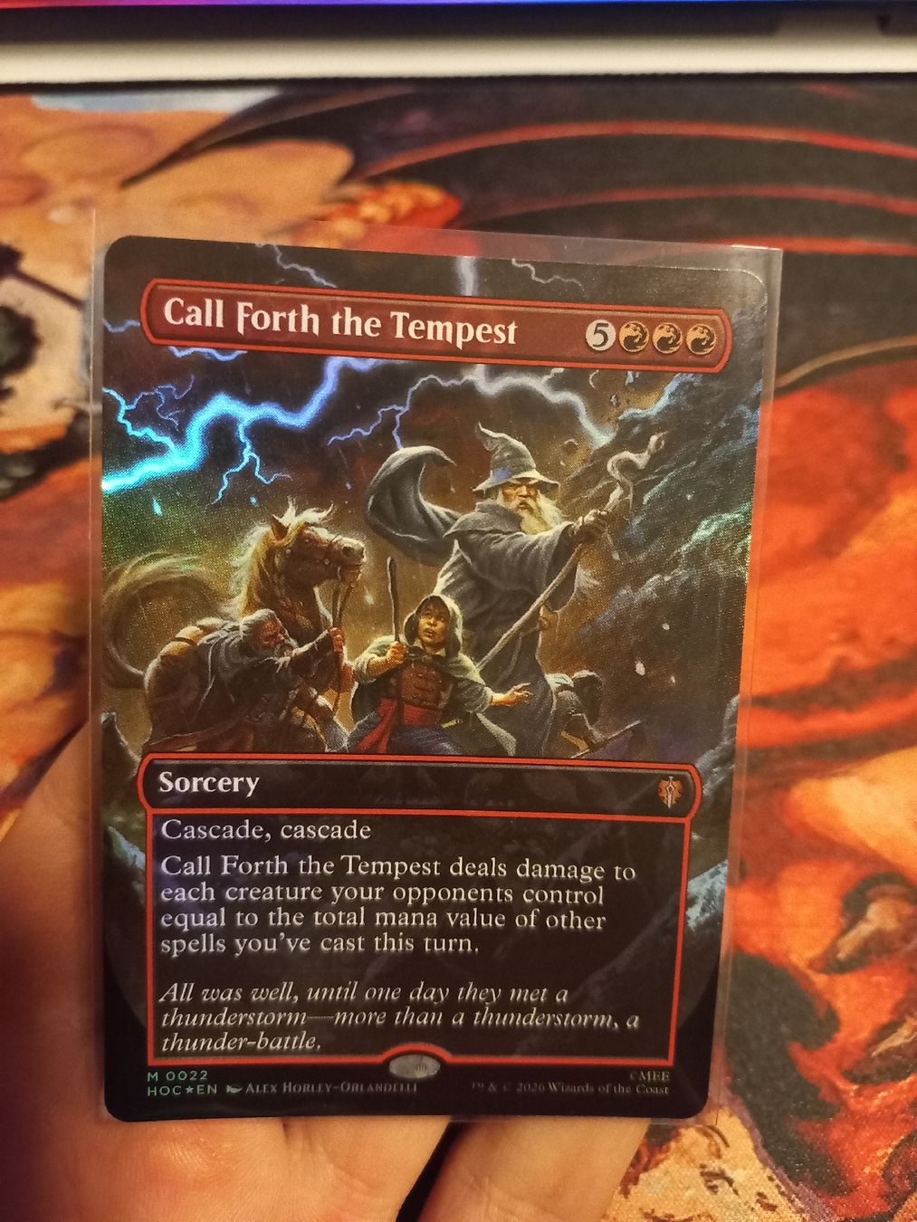 Magic The Gathering Cartes à collectionner: MTG Call Forth The Tempest The Hobbit FOIL – D'occasion à Monteggio par Ta-Da