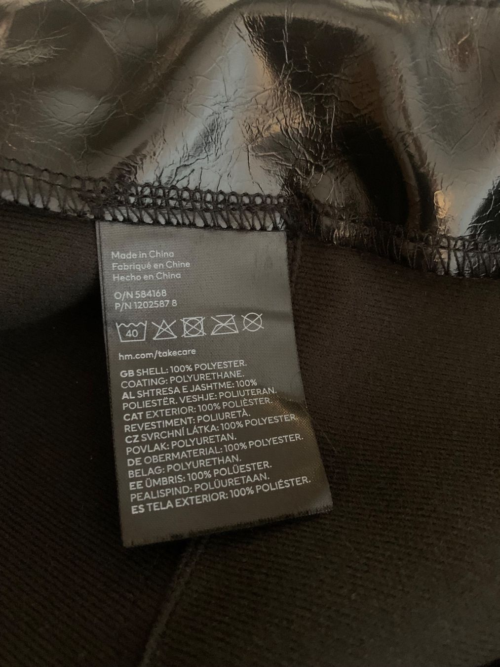 H&M Gonne: Langer Kunstlederrock H&M Schwarz, Gr. M – Usato da Rosshäusern venduto da MiJoDoOl 3