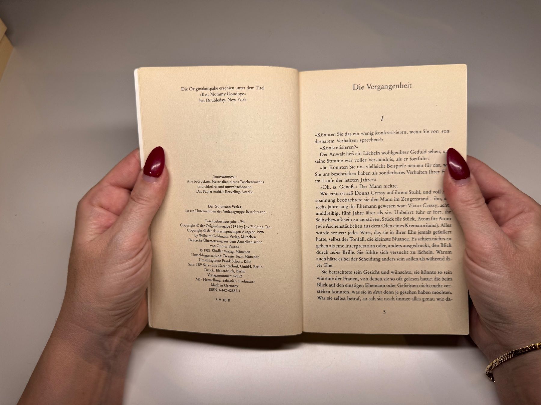 Libri: ROMAN: Joy Fielding, Sag Mami Goodbye – Usato da Grosswangen venduto da Deutsche_Romane 3