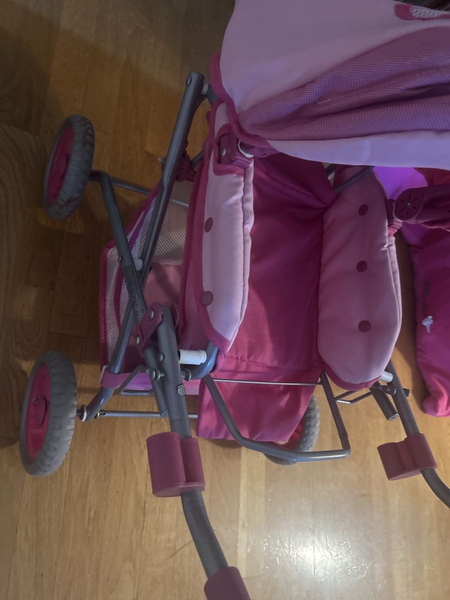 Puppenwagen: Poussette pour poupée rose  – Gebraucht aus St-Prex von mar_f6t6 4