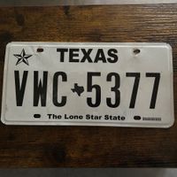 🇺🇸 U.S. Autoschild, Texas VWC 5377 - ORIGINAL