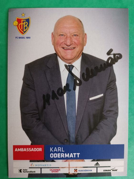 Karl Odermatt original Autogramme Kaufen auf Ricardo