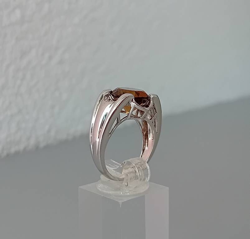 Ringe: Ring Silber mit Cognacquarz – Gebraucht aus Stans von wer_fd5f 4