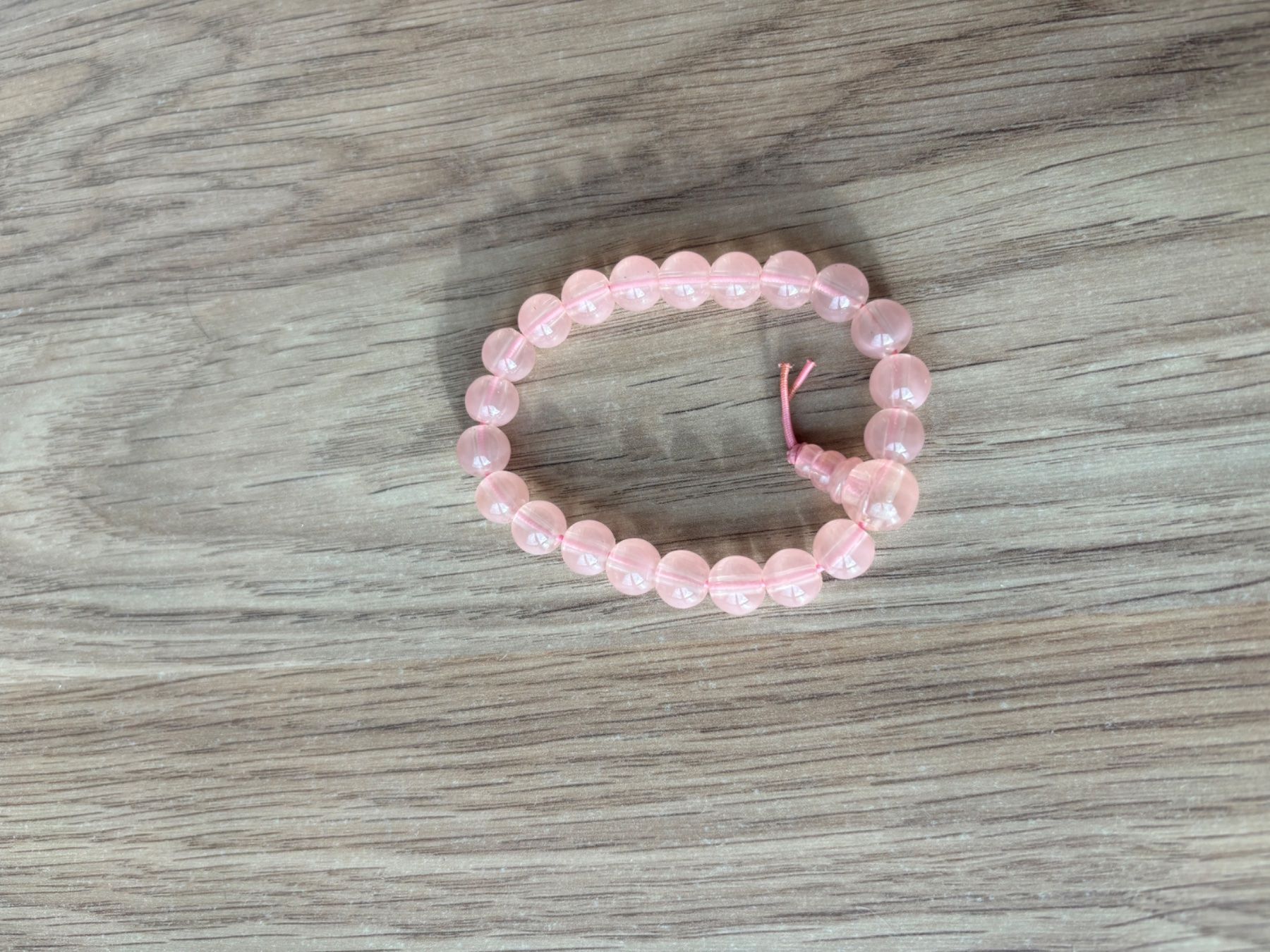Bracciali & Braccialetti: Rose quartz stone-_bracelet – Nuovo (secondo la descrizione) da St-George venduto da elena27