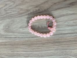 Rose quartz stone-_bracelet