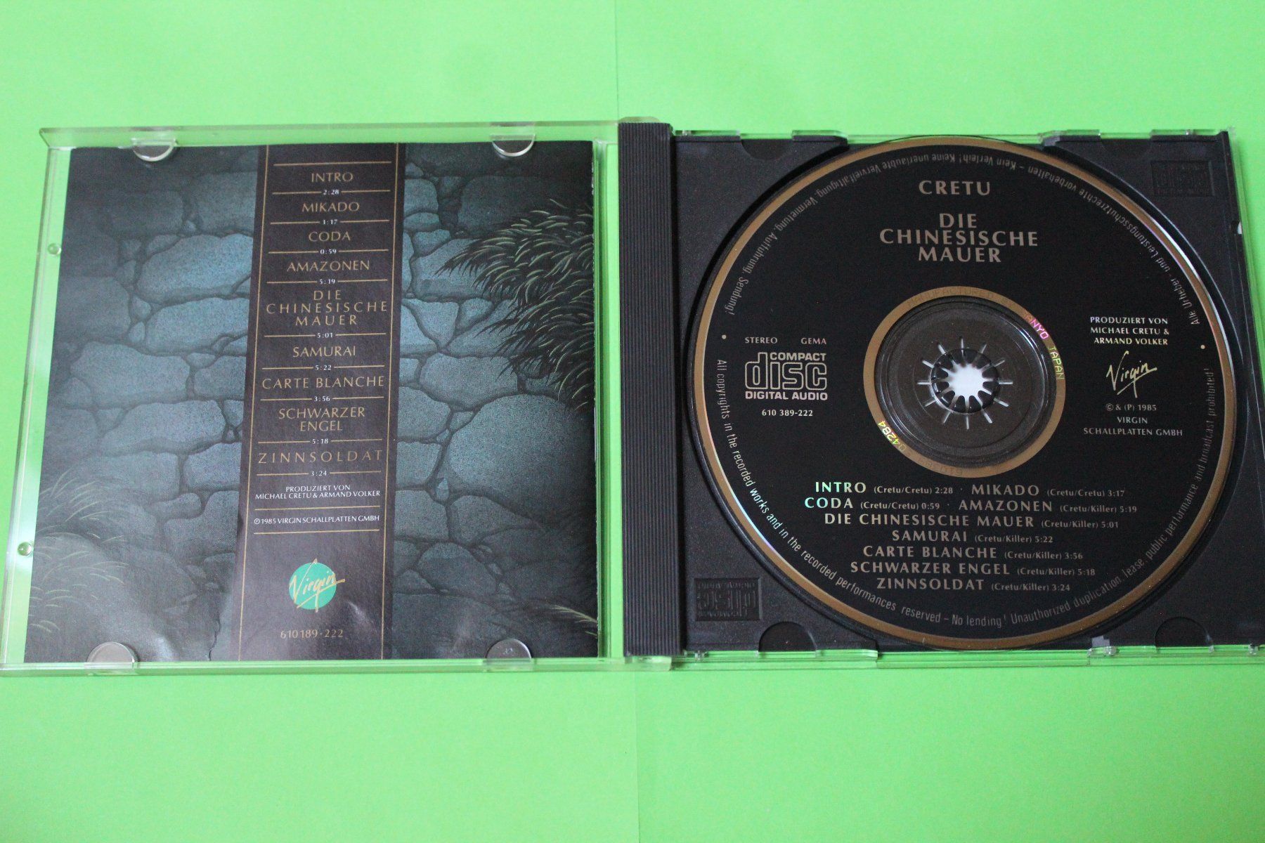 CDs: MICHAEL CRETU (Enigma Sandra...) - DIE CHINESISCHE MAUER CD – Gebraucht aus Tübach von JamesStone 3