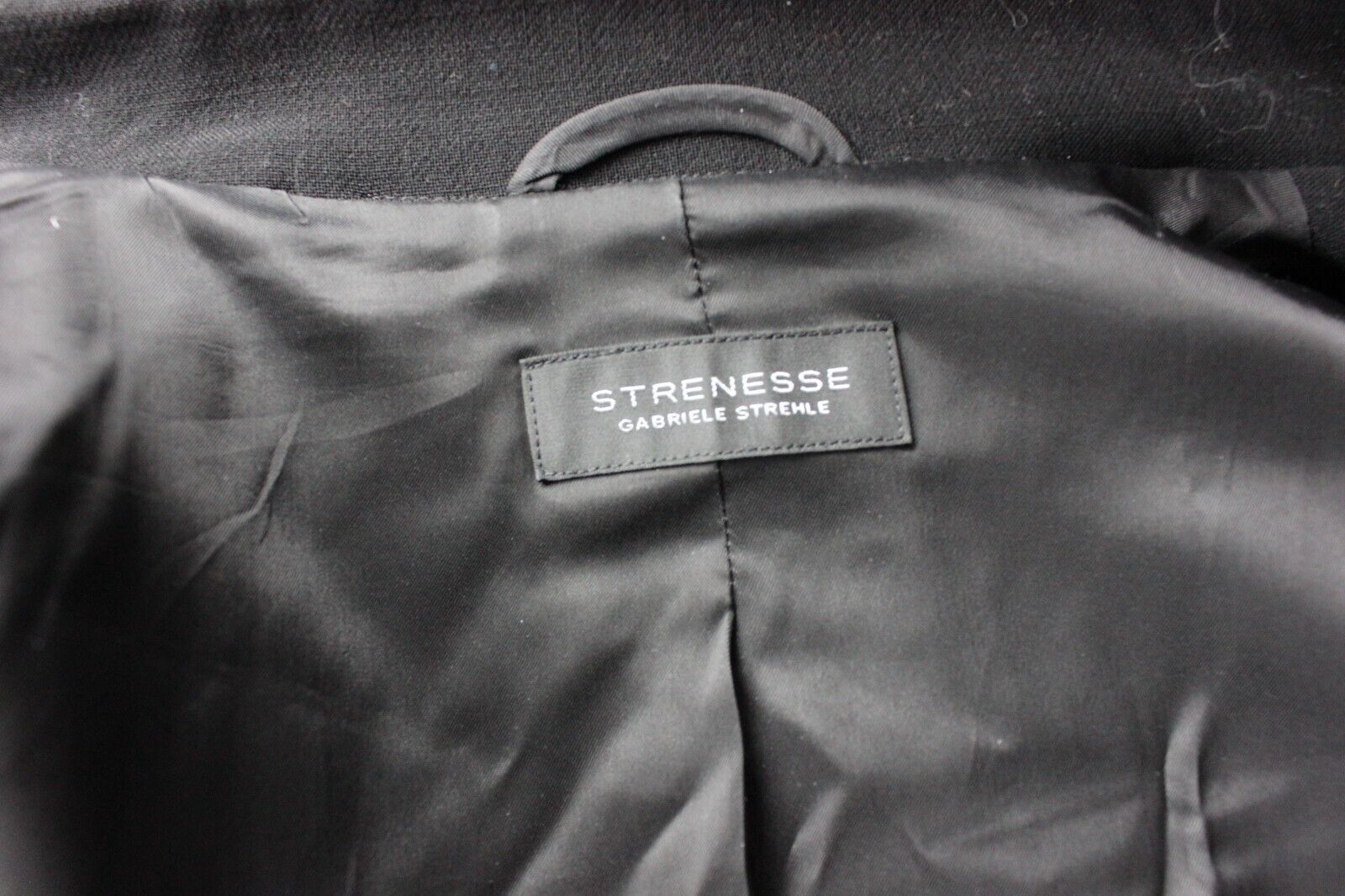 Strenesse Giacche: Strenesse Blazer 36 100% Wolle transparente Einsätze schwarz – Usato da Lichtensteig venduto da mosovi 2