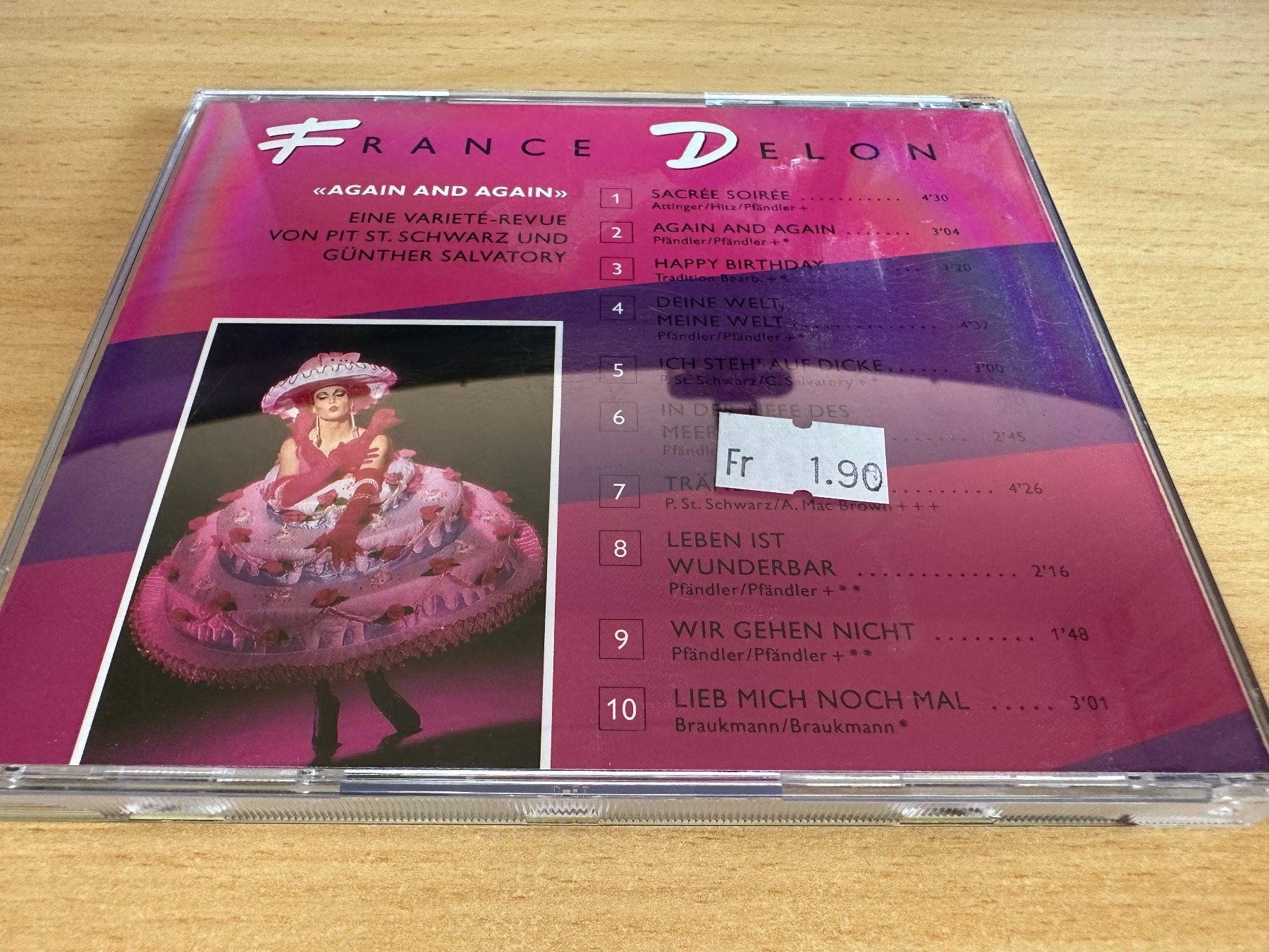 CD: France Delon – Again And Again – Usato da Rikon im Tösstal venduto da Alpenmutz 1