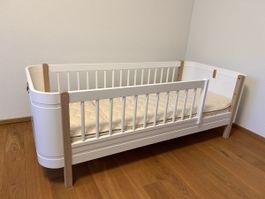 Oliver Furniture Wood Mini+ Babybett + Umbauset Juniorbett