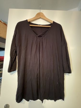 Damen Shirt Schwarz Grösse 44/46