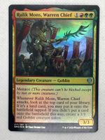 MTG Rulik Mons, Warren Chief DMU 217 Englisch Uncommon Foil