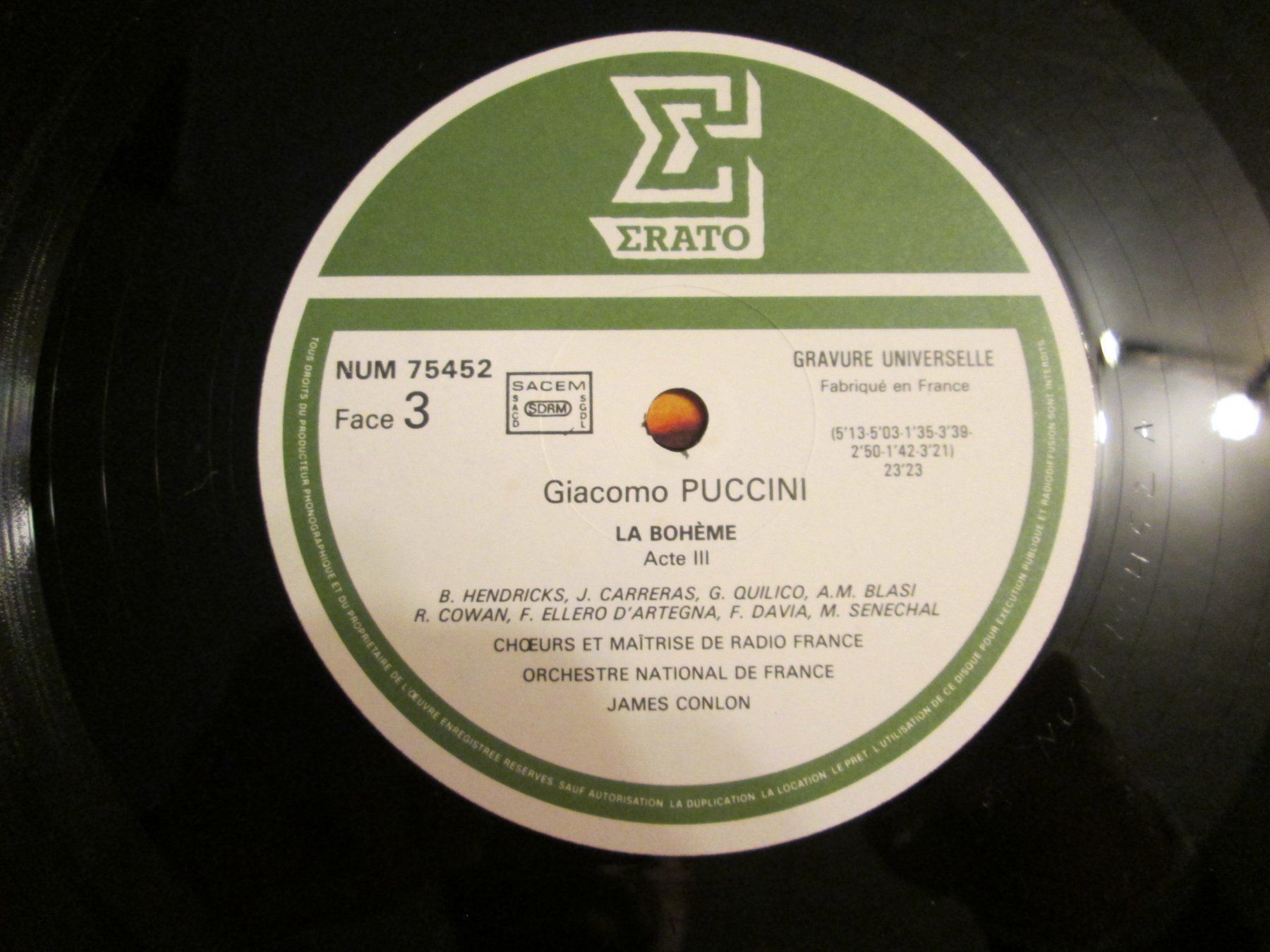 Dischi in vinile: Coffret Puccini - La Bohème - Vinyle 33T – Usato da la Chaux-de-Fonds venduto da Lampe 7
