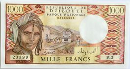 Djibouti 1000 Francs (1988) - non circ./unz