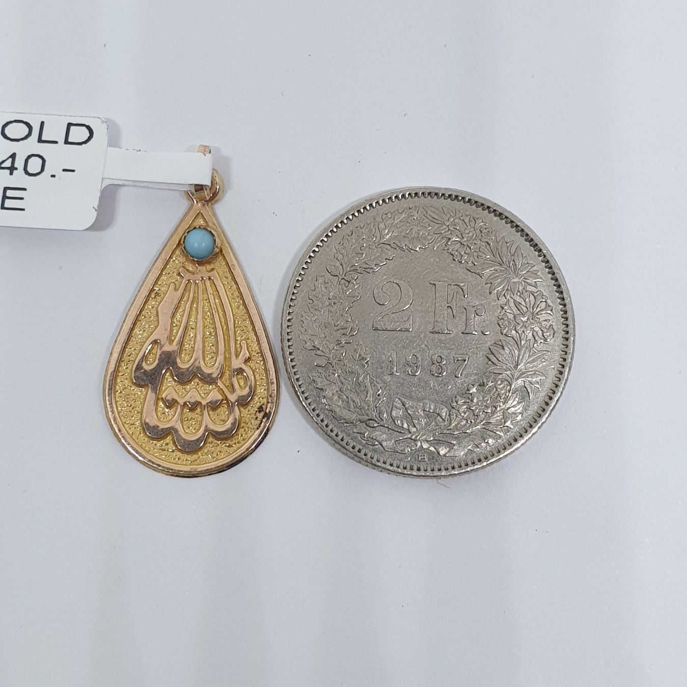 Ciondoli: Echt 14K Gold - Allah Anhänger – Usato da Luzern venduto da luzerngoldhaus 4