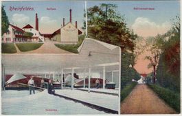 AG 167 Rheinfelden 3 Bilder Saline Inneres u. Salinenstrasse