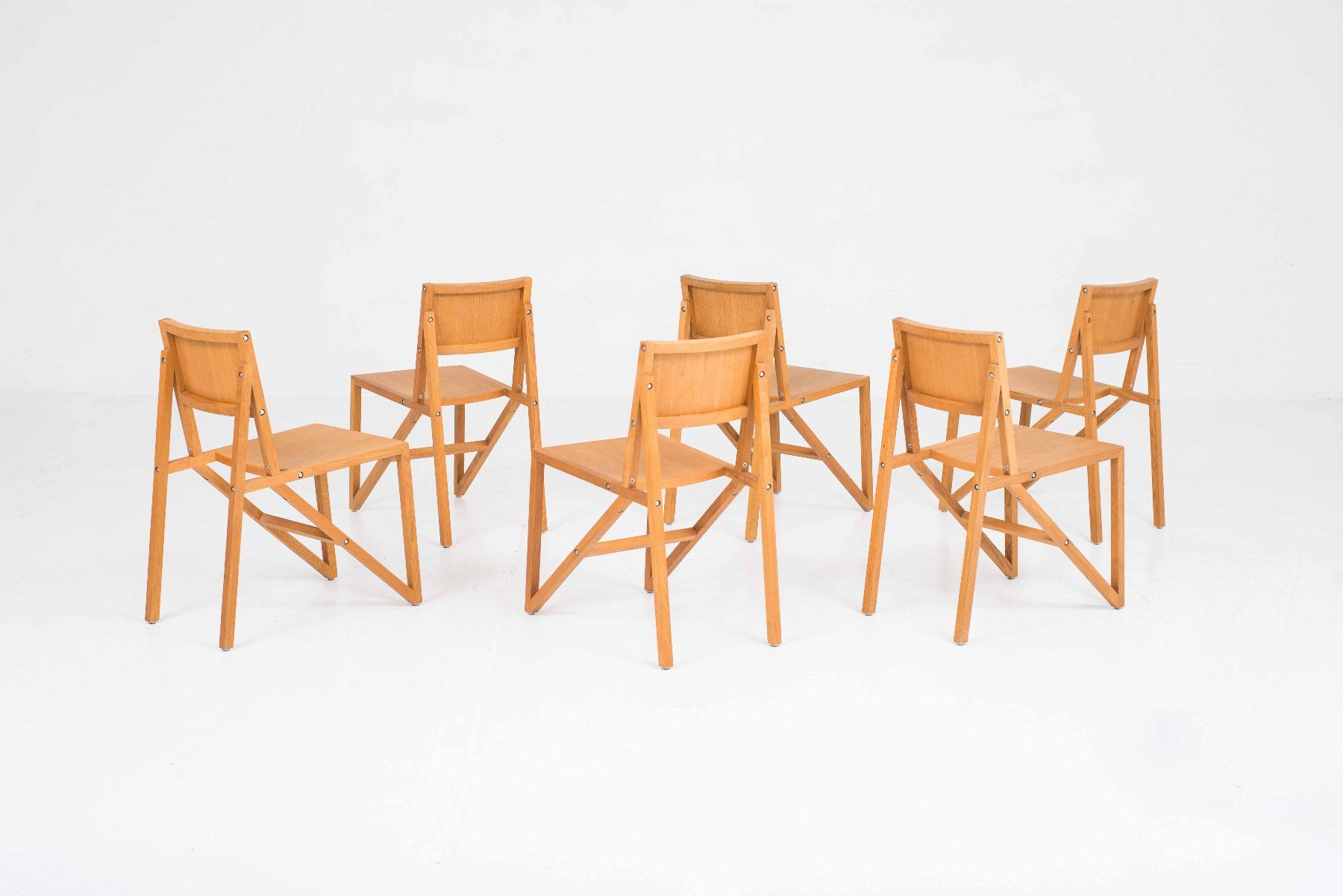 Sedie: Established & Sons Frame Chair von Wouter Scheublin, 6er Set – Usato da Zürich venduto da STUZH38 1