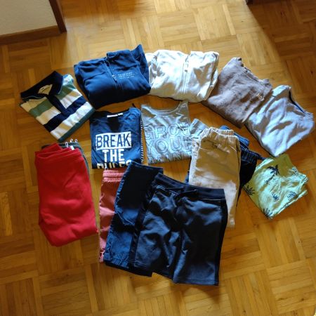 Kinder Kleiderpaket, Grösse 122, 16 Teile