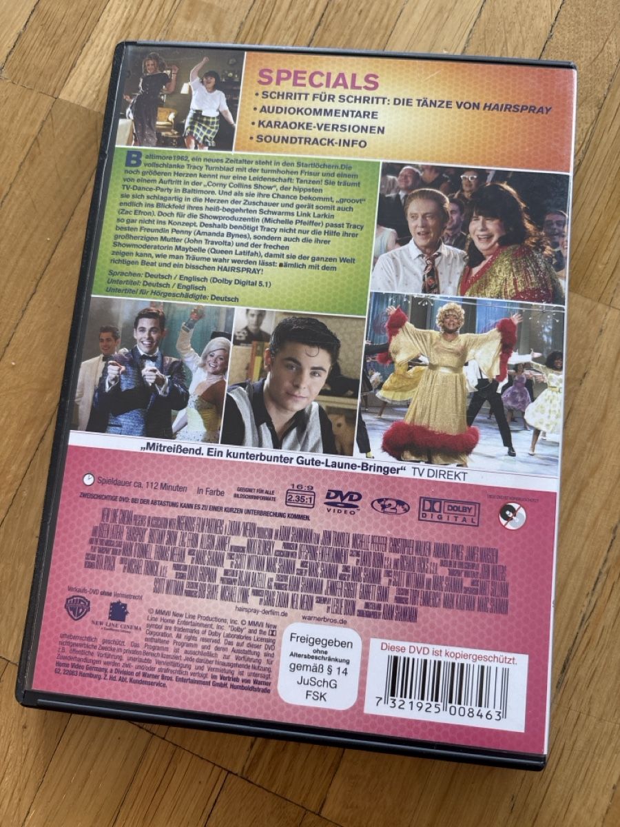 Tutti i DVDs: DVD - Hairspray – Usato da Wetzikon ZH venduto da ger_yvd6 1