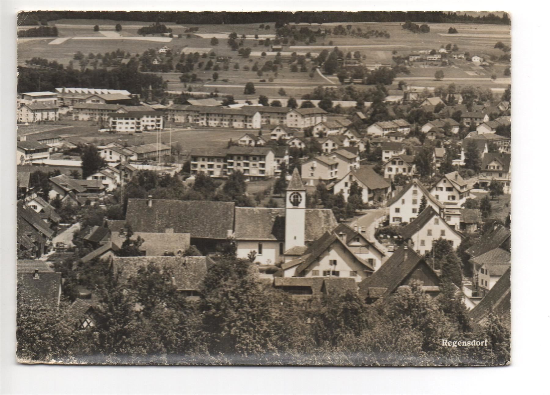 Cartoline postali: REGENSDORF – Usato da Jona venduto da philajona