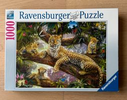 Ravensburger Puzzle 1000 Teile - Stolze Leopardenmutter Neu