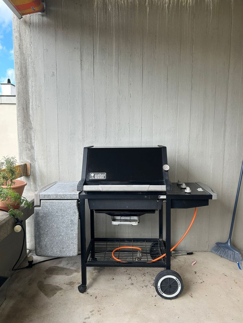 Weber Grills: Weber Gasgrill mit Hülle – Gebraucht aus Zürich von L.Fritschi