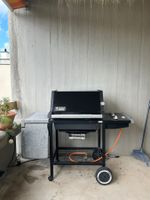 Weber Gasgrill mit Hülle