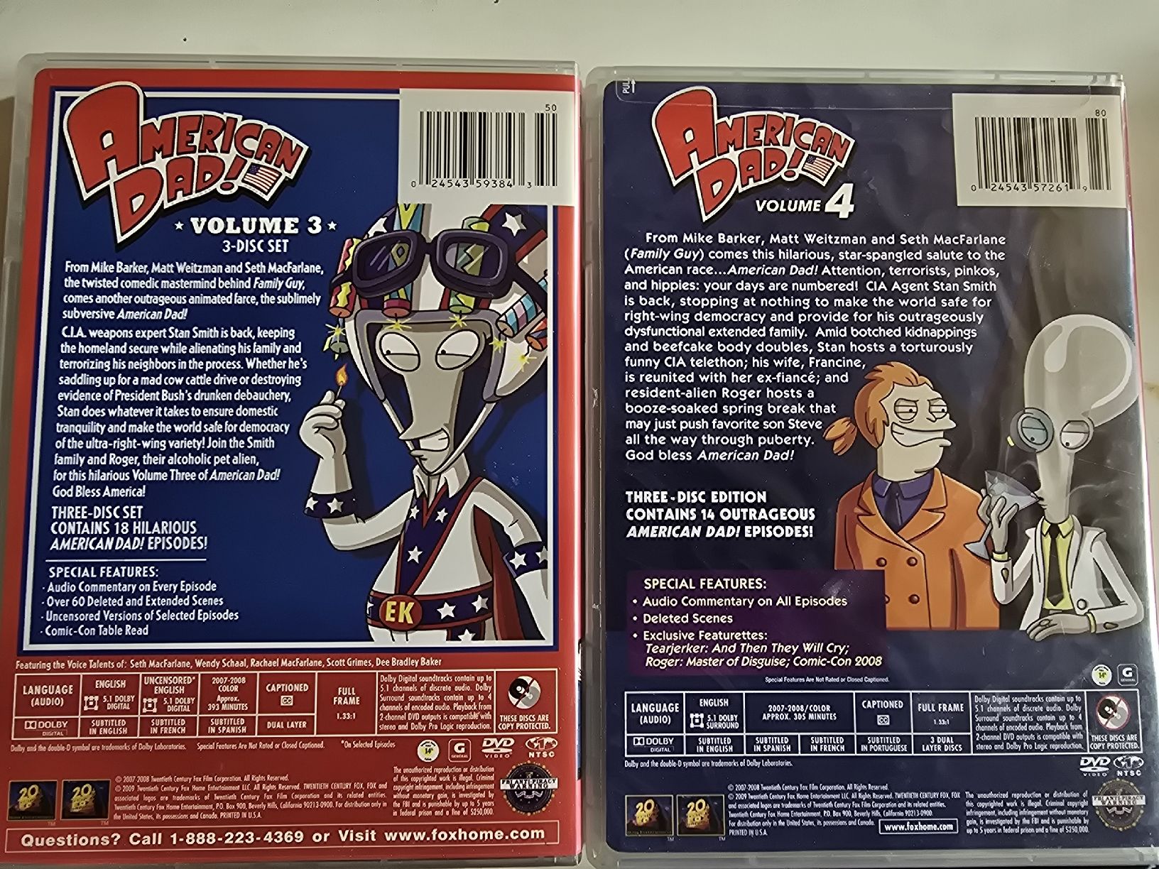 Tutti i DVDs: American Dad! DVDs Volumes 1-6 – Usato da Oberbüren venduto da Elk2025 4