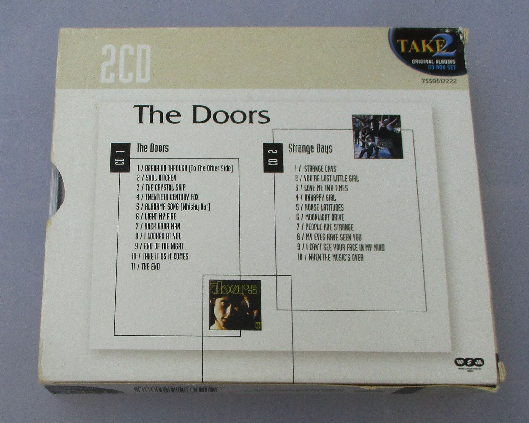 CD: THE DOORS - Doors/Strange Days - Australia 2-CD – Usato da Wattwil venduto da Muriel11 1