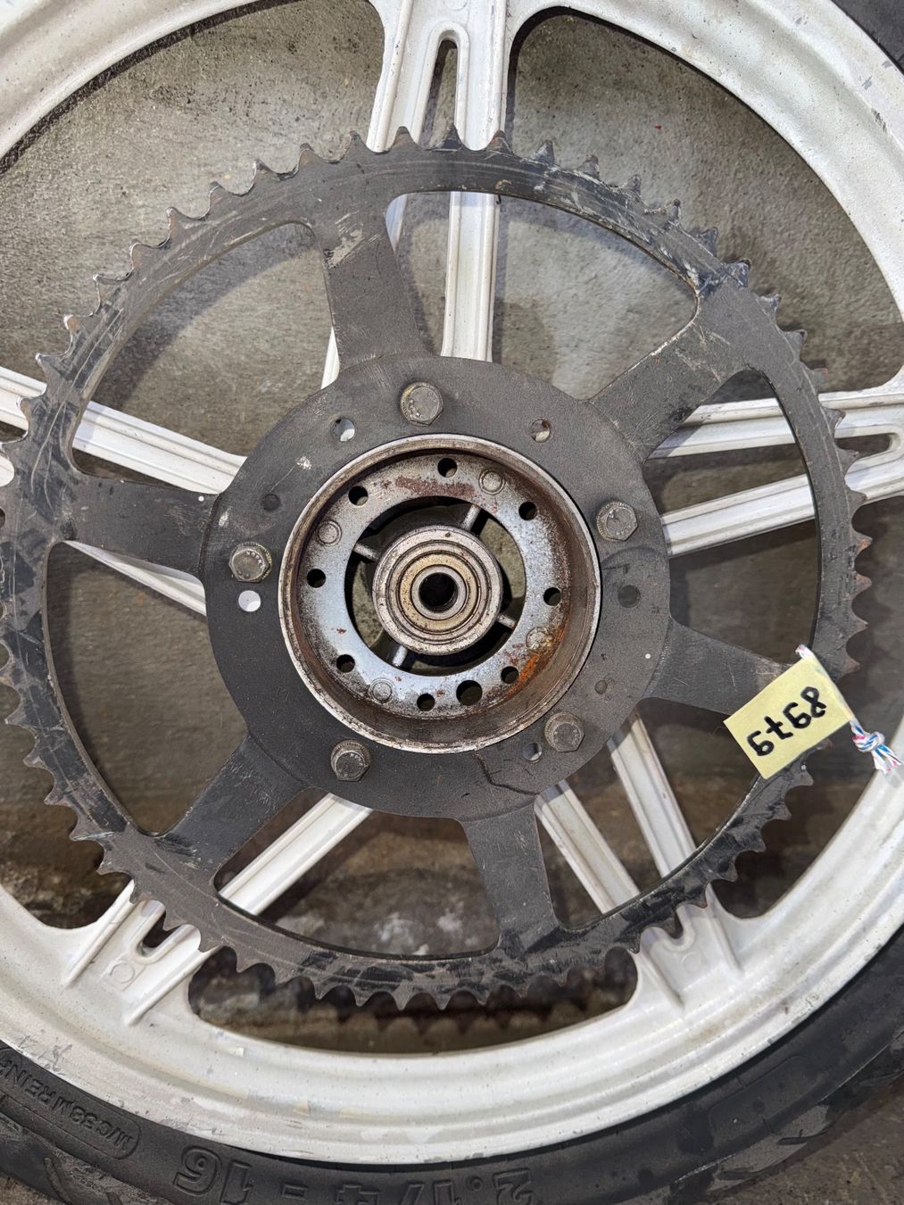 Puch Parti ricambio per ciclomotori: Mofa Gussfelgen Hinterrad 16 Zoll – Difettoso da Fahrni b. Thun venduto da berger_tuning34 1