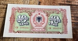 Banknote Albanien - 10 Lekë 1957