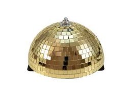 Spiegel-Halbkugel 20cm gold motorisiert