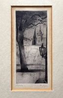 Lithographie Karel Safar, Signiert, Nummeriert, Prag